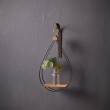 Load image into Gallery viewer, Hanging Bottle Vase in Teardrop Frame