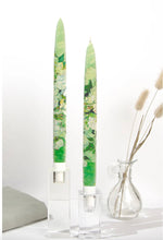Load image into Gallery viewer, Decorative drip free taper candles made in Lithuania