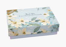 Load image into Gallery viewer, Sympathy thank you stationery set with white jasmine design