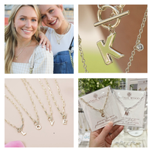 Load image into Gallery viewer, Natalie Wood Designs Initial Necklace – Elegant & Meaningful Jewelry