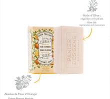 Load image into Gallery viewer, Natural orange blossom soap bar, vegan and eco-friendly, crafted in France