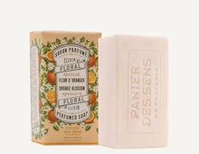 Load image into Gallery viewer, Luxury triple-milled French soap with orange blossom fragrance and olive oil