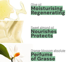 Load image into Gallery viewer, Nourishing hand cream for dry skin with olive oil and almond oil