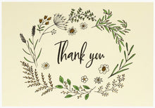 Load image into Gallery viewer, Native Botanicals Thank You Notes | Elegant Boxed Stationery Set