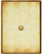 Load image into Gallery viewer, Gift-ready board box with clear acetate lid for letter sheets