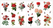 Load image into Gallery viewer, Orange flowers bunches of orange flowers, lady bugs stickers