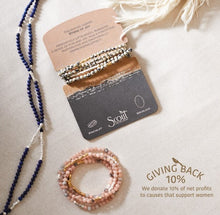 Load image into Gallery viewer, Amazonite Stone Wrap – Bracelet & Necklace in One