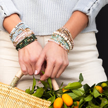 Load image into Gallery viewer, Aqua Terra Stone Wrap โ Bracelet & Necklace in One