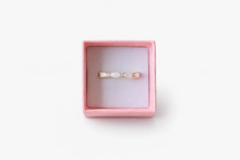 Load image into Gallery viewer, opal eternity band gift box pink packaging
