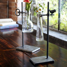 Load image into Gallery viewer, Hanging Bud Vase with Metal Stand
