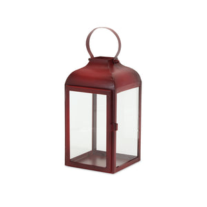 Modern Red Metal Lanterns