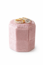 Load image into Gallery viewer, Everleigh Luxe 3 Piece Ring Set – Gold Plated Crystal Solitaire &amp; Stacking Rings | Gift Jewelry for Her
