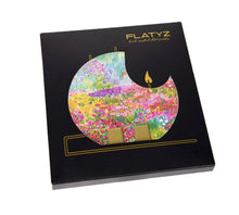 Load image into Gallery viewer, Decorative 3 wick candle featuring vibrant flower field
