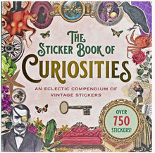 Load image into Gallery viewer, Deluxe sticker book filled with colorful curiosity themed sticker designs
