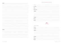 Load image into Gallery viewer, Blank rehearsal dinner invitation template with lines for text
