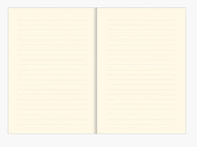 Load image into Gallery viewer, Cream, lined  Journal pages
