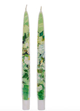 Load image into Gallery viewer, Vincent van Gogh  roses taper candles set of 2
