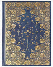 Load image into Gallery viewer, Gilded Rose Journal hardcover writing journal featuring embossed floral design with gold foil accents and gilded page edges
