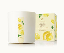 Load image into Gallery viewer, Lemon Leaf Poured Candle – Citrus &amp; Floral Scented Home Fragrance
