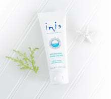 Load image into Gallery viewer, Inis hand cream for dry hands close up
