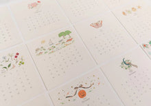 Load image into Gallery viewer, Karen Adams 2026 Calendar refill artwork with hand-glittered and foiled details

