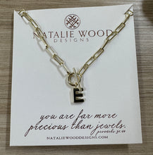 Load image into Gallery viewer, Toggle Initial Necklace by Natalie Wood Designs
