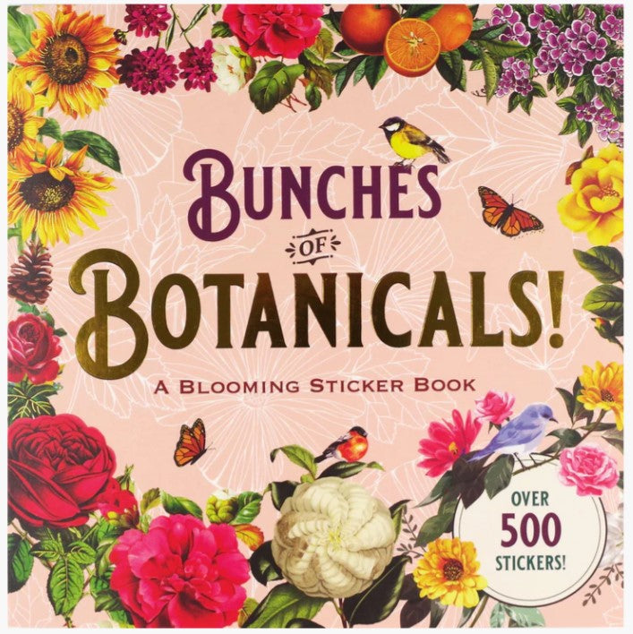Beautiful Botanicals Deluxe Sticker Book – 500+ Premium Floral Stickers