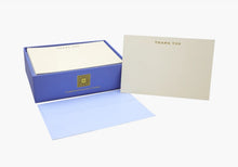 Load image into Gallery viewer, Gold Foil Thank You Cards – 25 Elegant Correspondence Cards
