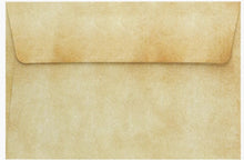 Load image into Gallery viewer, Two-sided lined letter sheets with antique parchment design
