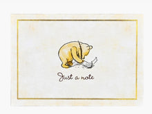 Load image into Gallery viewer, Winnie-the-Pooh Just a Note Cards | Blank Stationery Set with Gold Foil (14 Cards &amp; 15 Envelopes)
