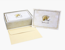 Load image into Gallery viewer, Winnie-the-Pooh Just a Note Cards | Blank Stationery Set with Gold Foil (14 Cards &amp; 15 Envelopes)
