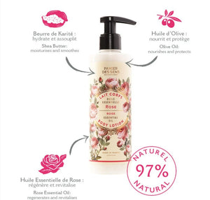 Panier des Sens Rose Body Lotion – Hydrating & Nourishing (250ml)