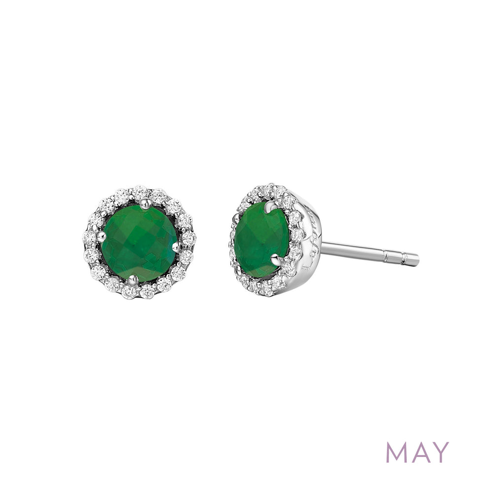Emerald Earrings, May Birthstone