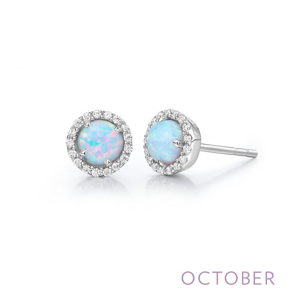 Opal Earrings, October Birthstone