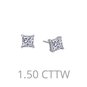 Square stud earrings