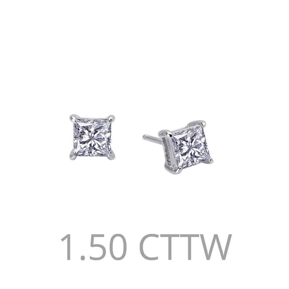 Square stud earrings