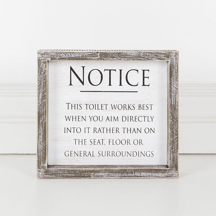 This Toilet Works Best, Framed Sign